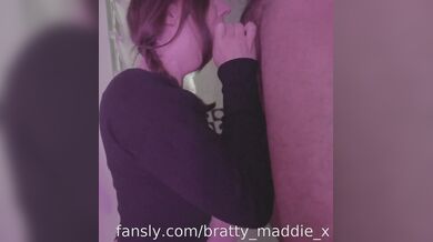Bratty_Maddie_X, Getting Both My Holes Plugged By Big Fat Cock Onlyfans Video Leaked